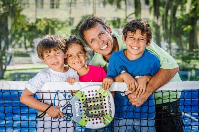 Padel und die Familie